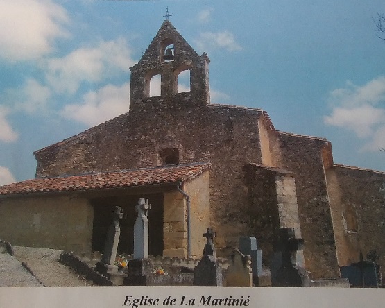 Eglise de St Michel de la Martinié sur la commune de Saint Julien du Puy